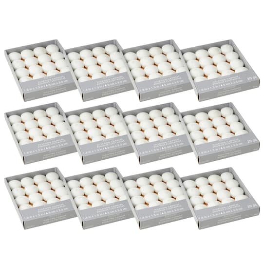 Michaels, 12 Packs: 40 ct. (240 total) Basic Elements™ White Floating Candles Value Pack by Ashland® – Category: Wax Candles